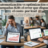 Automatización vs optimización en campañas B2B: el error que dispara el costo por lead