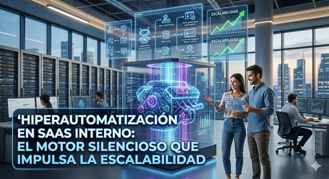 Hiperautomatización en SaaS interno el motor silencioso que impulsa la escalabilidad.